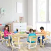 XINZI Kindertisch mit 4 Stühlen Kindertischgruppe Produktbild-Vorschau 9