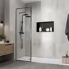 A modern bathroom with a walk-in shower and vanity. Náhled obrázku produktu
