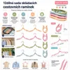 Sada 12 skládacích prostorově úsporných ramínek, Náhled obrázku produktu 2