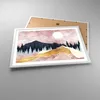 Gerahmtes Poster - Weißer Rahmen - Grafik Modern Landschaft Produktbild-Vorschau 3