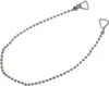 Elegante verchromte Kugelkette 450 mm für Abflussstöpsel – Produktbild-Vorschau 1