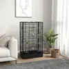 Klec pro ptáky - 61 x 36,5 x 98 cm - Dvířka, závěsy, Náhled obrázku produktu 2