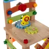 Kruzzel 22506 Klappbarer Kinderhocker aus Holz Produktbild-Vorschau 4