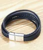 Marineblaues geflochtenes Armband mit Magnetverschluss, 19 Produktbild-Vorschau 2