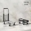 HOMCOM Plattformwagen Transportwagen Klappbar 150 kg mit Produktbild-Vorschau 3