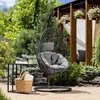 di volio Polyrattan Hängesessel mit Gestell BACOLI Produktbild-Vorschau 4