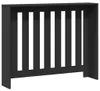 vidaXL Rivestimento per radiatori nero 104x20x82 cm Anteprima dell’immagine prodotto 4