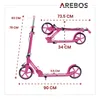 AREBOS Grafitti city scooter regolabile in altezza | ruote Anteprima dell’immagine prodotto 11