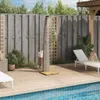 Möbel Gartendusche Grau 55x60x224 cm Poly Rattan und Produktbild-Vorschau 3