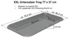 XXL Untersetzer Trog 77x37 anthrazit Produktbild-Vorschau 2