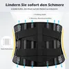Rückenbandage, Bandscheiben-Gürtel, Lendenwirbelstütze, mit Produktbild-Vorschau 3