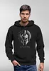 Hoodie Herren Aufdruck Sparta Helm Krieger Warrior Produktbild-Vorschau 5