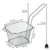 Servierkorb 8er Set 14x8cm Frittenkorb Pommes Frites Produktbild-Vorschau 2