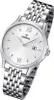 A studio shot of a silver Festina watch with a white face. Náhľad obrázku produktu
