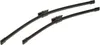 Two black windshield wiper blades are shown against a white background. Produktbild-Vorschau