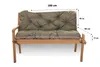 Coussin pour banc 160x50x40cm vert | Coussins pour mobilier Voir les images du produit 1