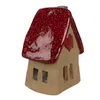 Clayre & Eef Dekorationsfigur Haus 12x9x16 cm Braun Rot Produktbild-Vorschau 4