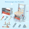 COSTWAY Lauflernwagen Holz, Baby Lauflernhilfe mit Produktbild-Vorschau 2