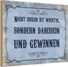 vianmo Holzschild 12x18 cm nicht siegen ist wichtig sonder Produktbild-Vorschau 1