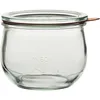 WECK Tulpen-Glas 1/2L 4er-Tray inkl. Ringe und Klammern Produktbild-Vorschau 1