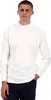 A man wearing a white long-sleeved shirt and dark pants, standing against a white background. Voir les images du produit
