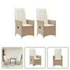The Living Store Poltrona da giardino con cuscino 2 pz. Anteprima dell’immagine prodotto 1
