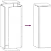 vidaXL Support pour plantes 2 pcs Argent 24 x 24 x 75 cm Voir les images du produit 8