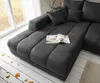 DELIFE Ecksofa Josea 300x220 cm Mikrofaser Schwarz Produktbild-Vorschau 5