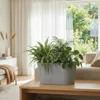 Vyveo - Blumentopf Varda - Hellgrau - 32x13x14 Produktbild-Vorschau 8