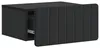 vidaXL Table de chevet murale noire 49 x 34,5 x 24 cm Voir les images du produit 3
