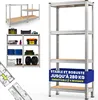 MONZANA® Étagère charge lourde 4 niveaux 170x75x30cm Voir les images du produit 1