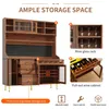 Flieks Küche Hochschrank mit Weinregal und Glashalter, Produktbild-Vorschau 6