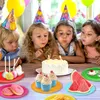 DIY Bunt Pappteller, 100 Stück Bunt Party Pappteller, Rund Produktbild-Vorschau 6