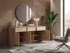 FineBuy Sideboard Eiche Nachbildung 155cm Kommode mit 3 Produktbild-Vorschau 2