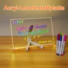 led zeichenbrett,Acryl Notiztafel mit 7 Farben Stift,Mit Produktbild-Vorschau 2