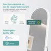 EMKE Miroir intégral 3 couleurs de lumière et luminosité Voir les images du produit 3