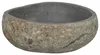 vidaXL Flusssteinwaschbecken Hellgrau 45 x 35 x 15 cm Produktbild-Vorschau 1