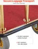 VEVOR carrello portabagagli per hotel, portata 680 kg, Anteprima dell’immagine prodotto 5