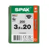 SPAX SeKo T-STAR+ 3,5 x 20 Schwarz verzinkt HP, Produktbild-Vorschau 8