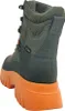 A single green and orange boot is shown from the back. Produktbild-Vorschau