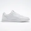 A white Reebok Court Advance sneaker is shown from the side against a white background. Produktbild-Vorschau