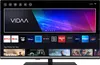 A smart TV screen displaying a streaming service interface with various app icons and movie posters. Produktbild-Vorschau