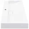 vidaXL Lavabo 100 x 46 x 11 cm Fonte minérale/fonte de Voir les images du produit 5