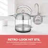 SEVERIN WK 3459, retro waterkoker van glas, roestvrij staal Productafbeelding-voorbeeld 7