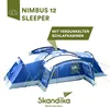 Familienzelt SKANDIKA Nimbus 12 Sleeper (blau) Produktbild-Vorschau 2
