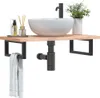 A bathroom sink and vanity setup with accessories. Anteprima dell’immagine prodotto