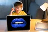 MuchoWow® Laptop Aufkleber Sticker Cover Lippen - Geld - Produktbild-Vorschau 3