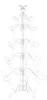 Arbre de Noël en métal vidaXL KUOPIO, 150 cm, acier, blanc Voir les images du produit 1