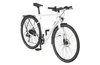 A white electric bicycle is shown against a white background. Produktbild-Vorschau