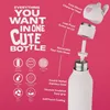 An exploded view of a water bottle with callouts highlighting its features. Anteprima dell’immagine prodotto